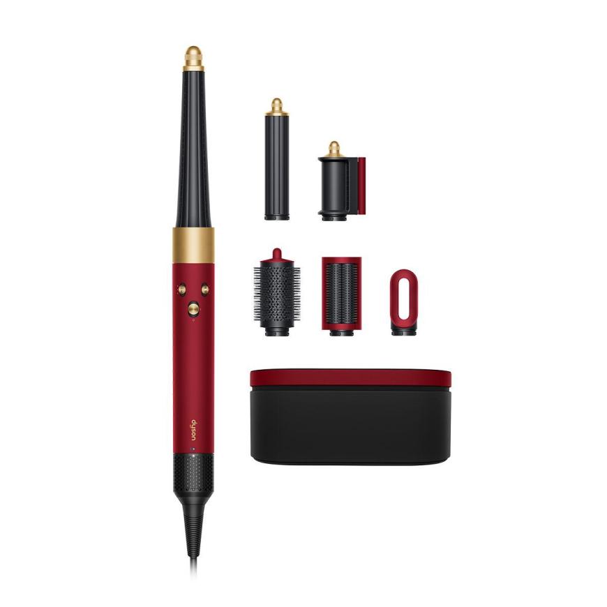 Стайлер Dyson HS08 Hairstyler Airwrap i.d Straight+Wavy (Red Velvet/Gold) (2024)